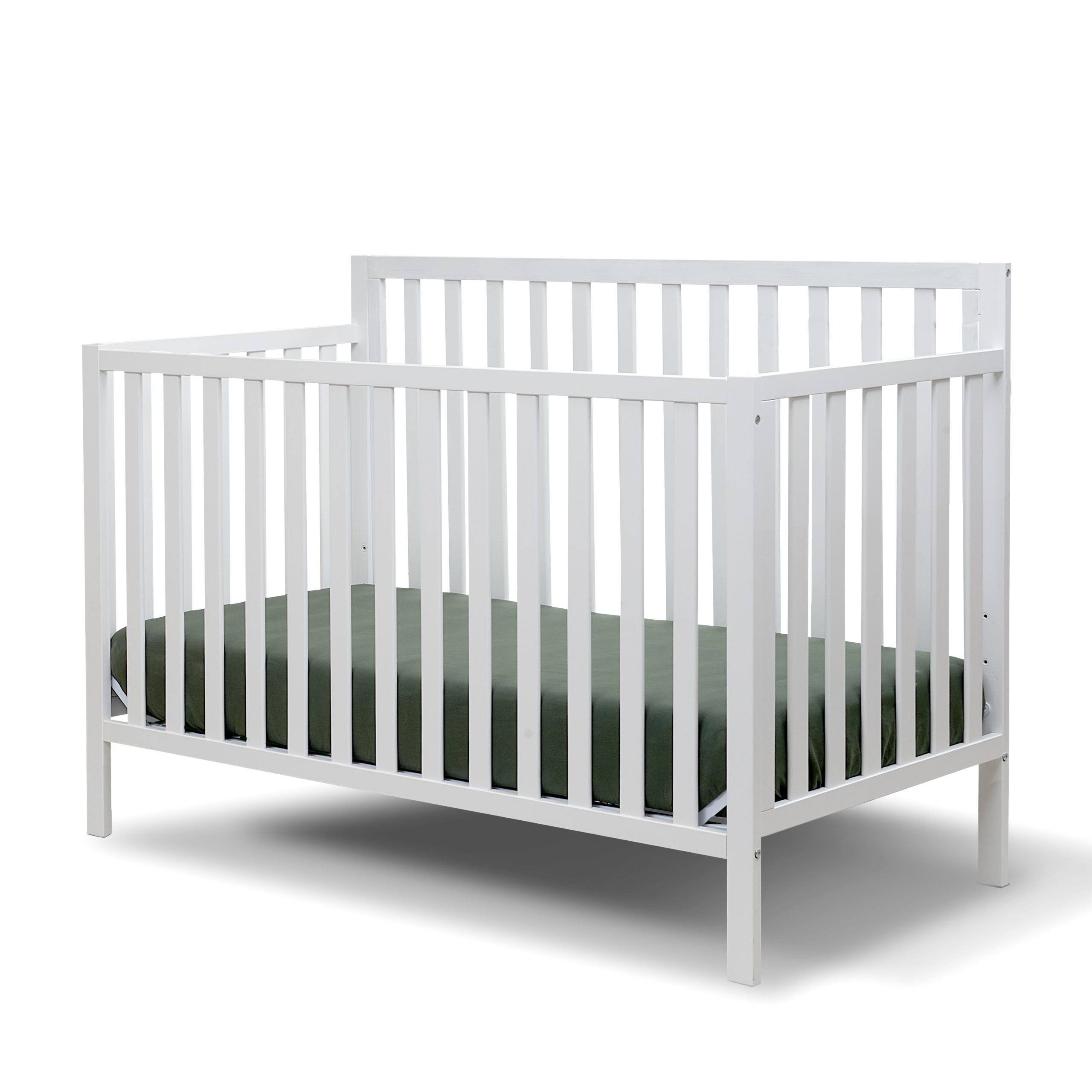 Essex Euro 4-in-1 Convertible Crib - White