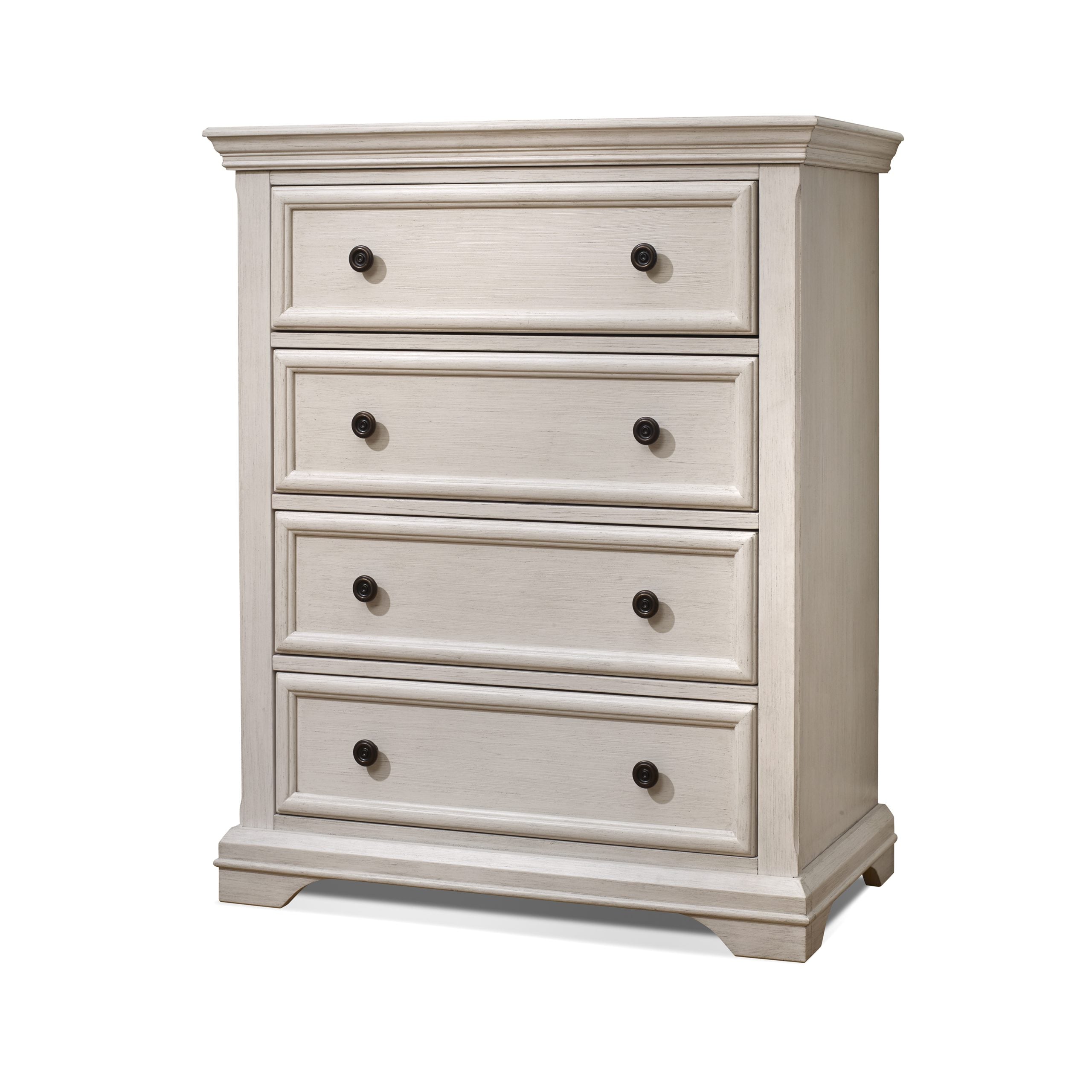 Portofino 4 Drawer Dresser - Brushed Ivory
