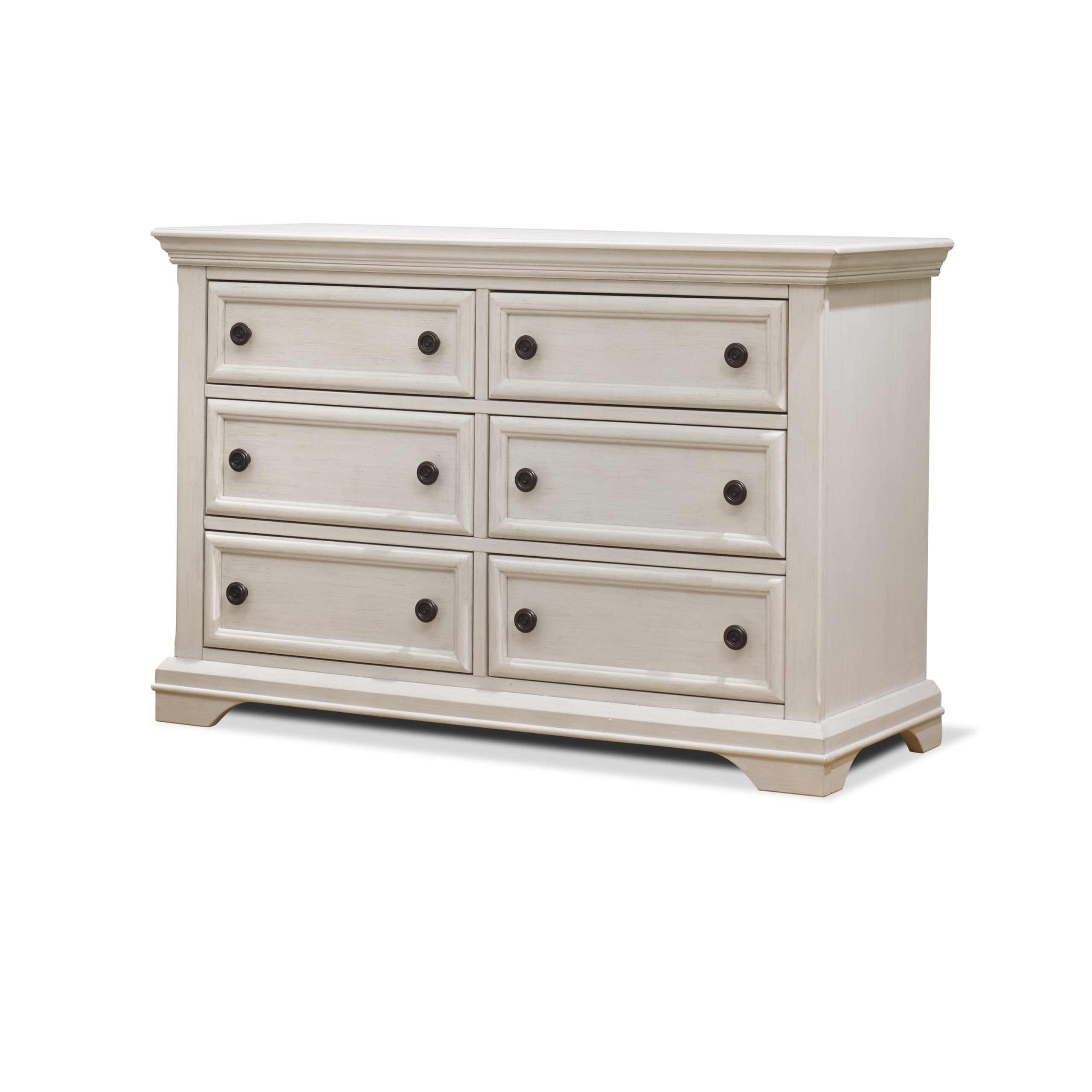 Portofino Double Dresser - Brushed Ivory