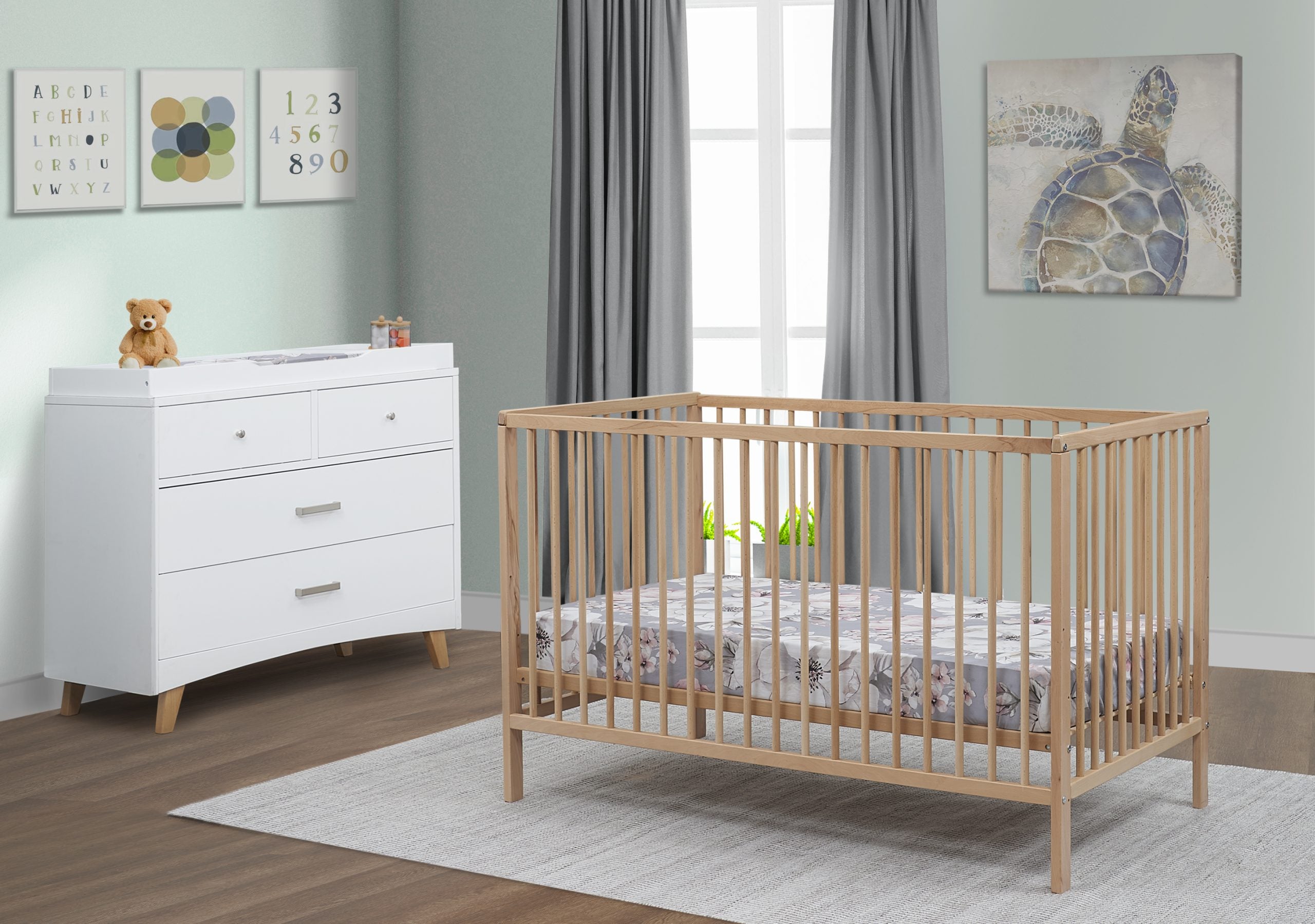 Happy Crib - Natural Wood