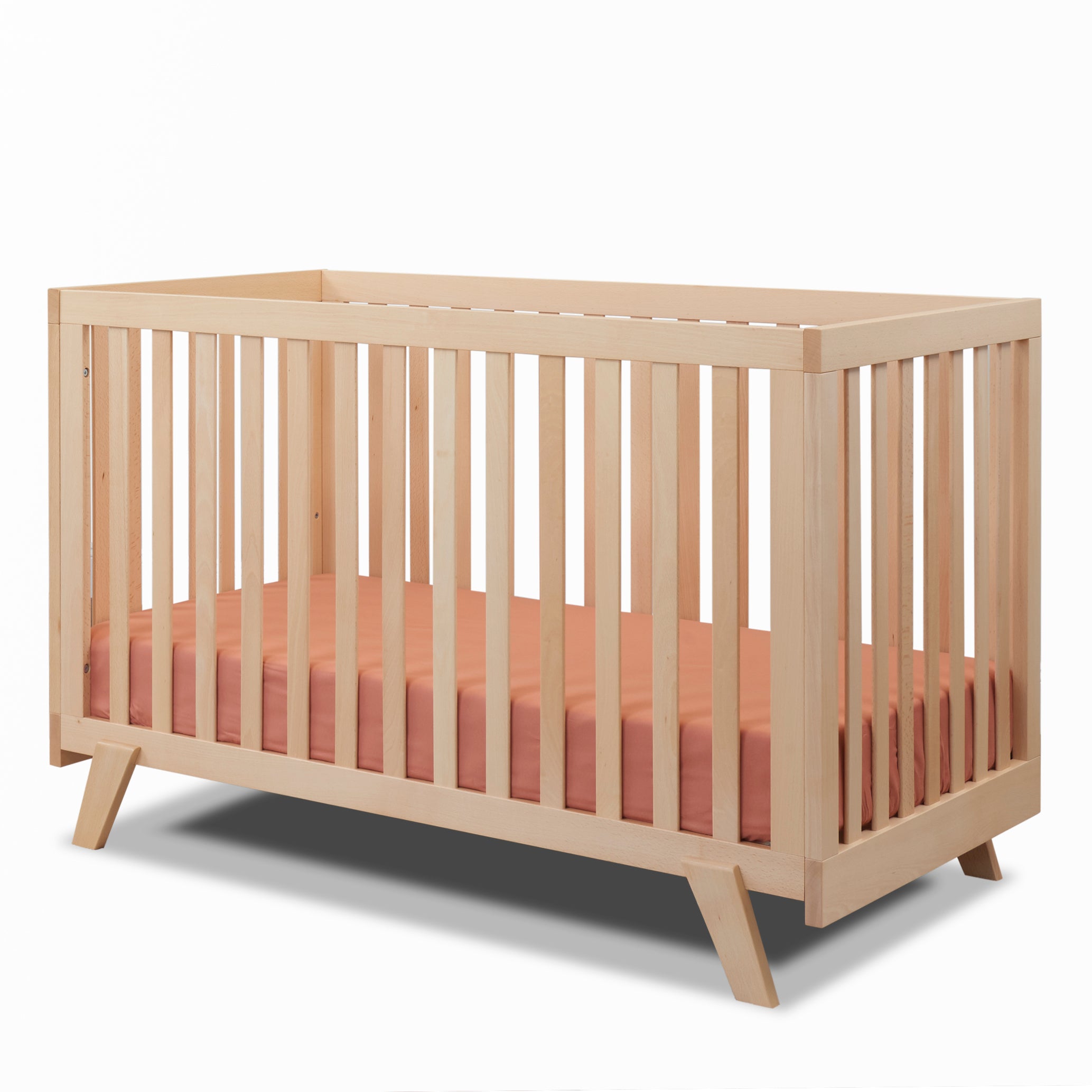 Luce Crib - Natural Wood