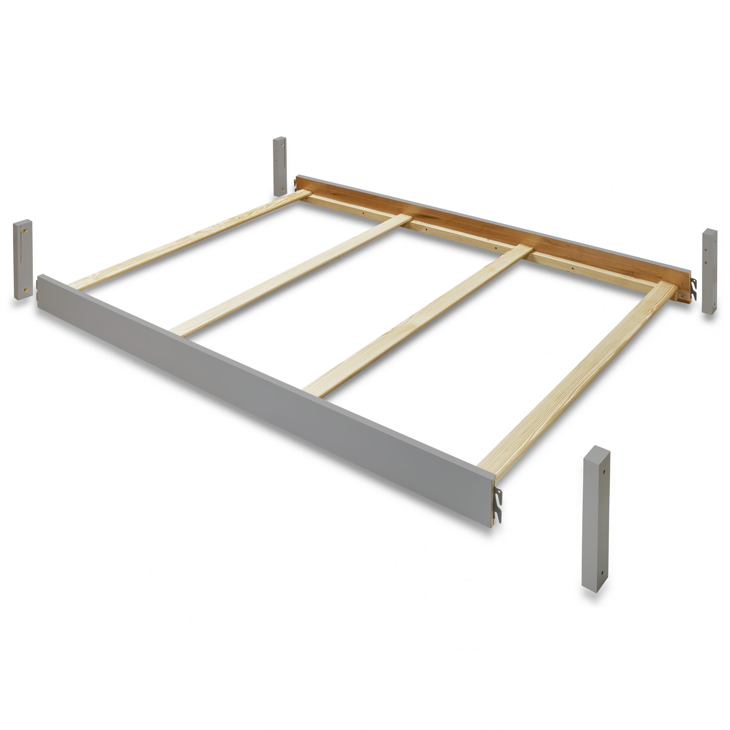 232 Full Size Rails - Weathered Gray