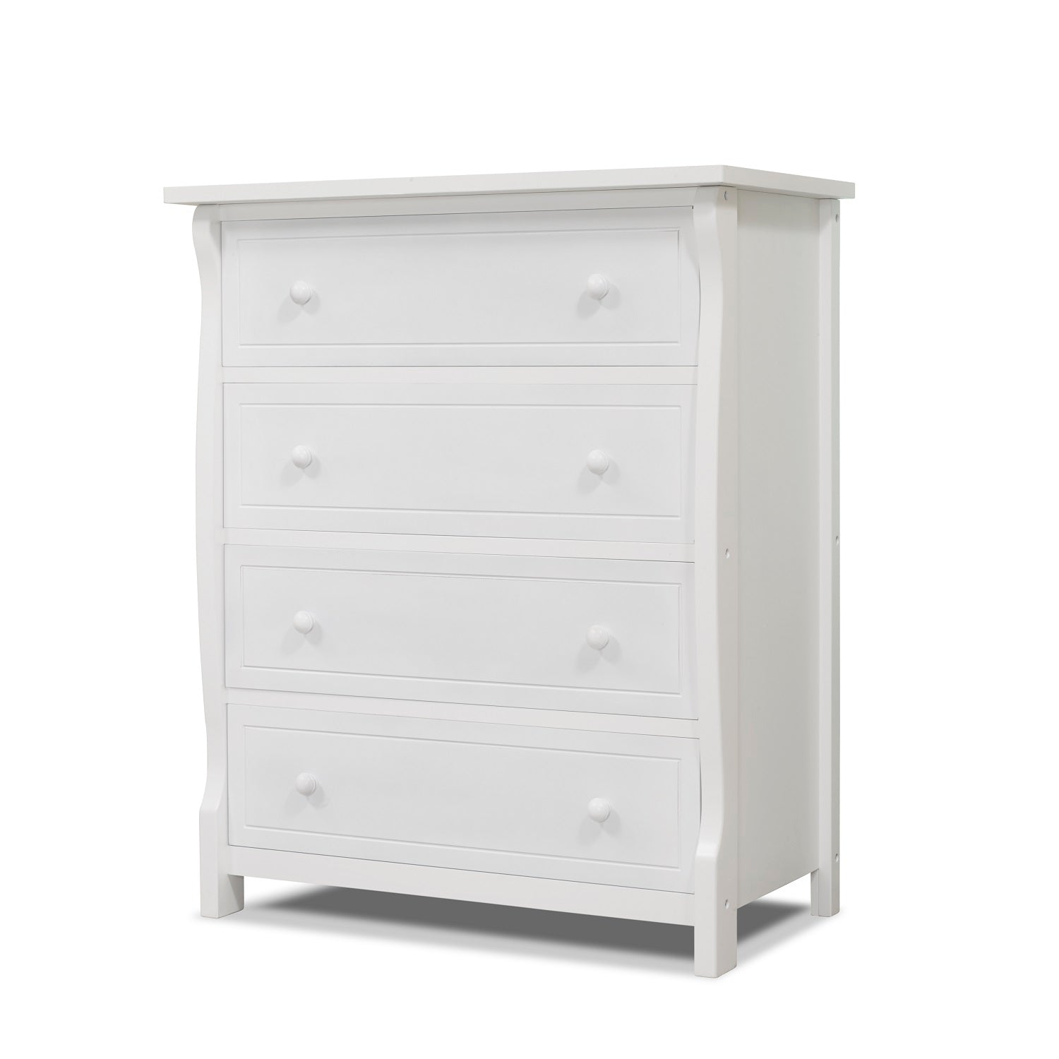 Princeton Elite 4 Drawer Dresser - White