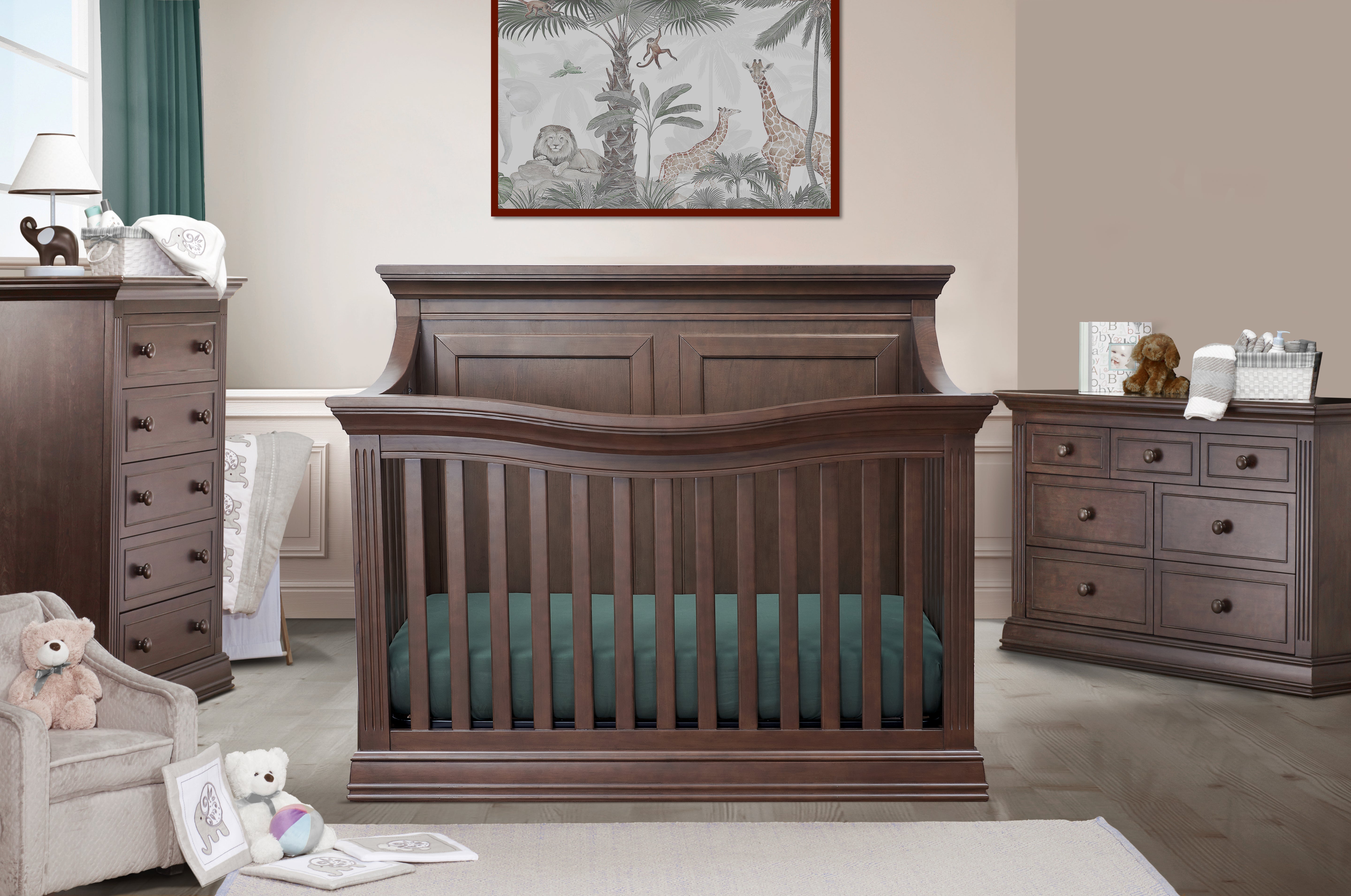 Providence Flat Top 4-in-1 Convertible Crib