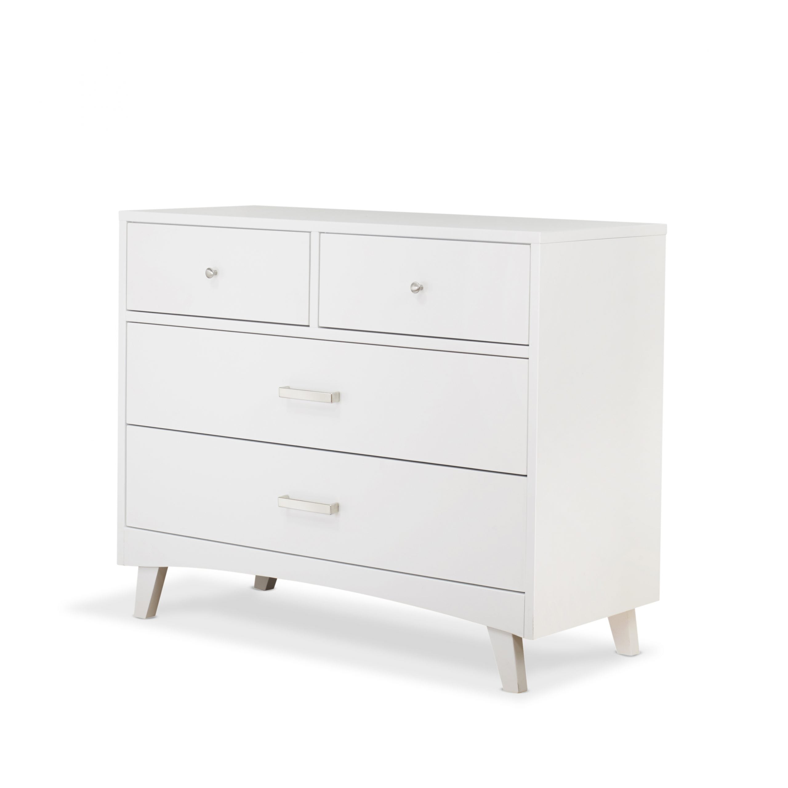 Soho 4 Drawer Dresser - White