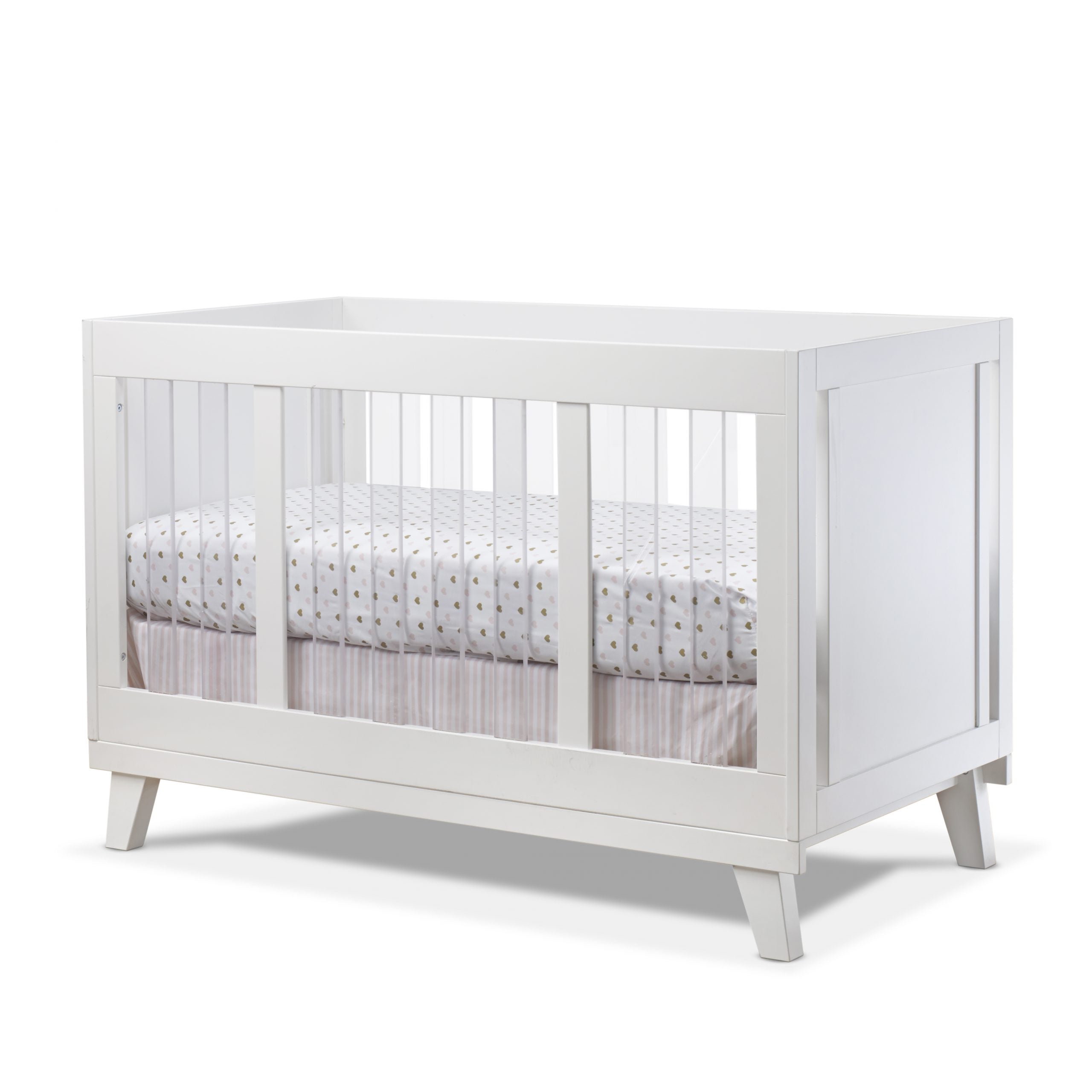 Uptown Panel Crib - Weathered Gray
