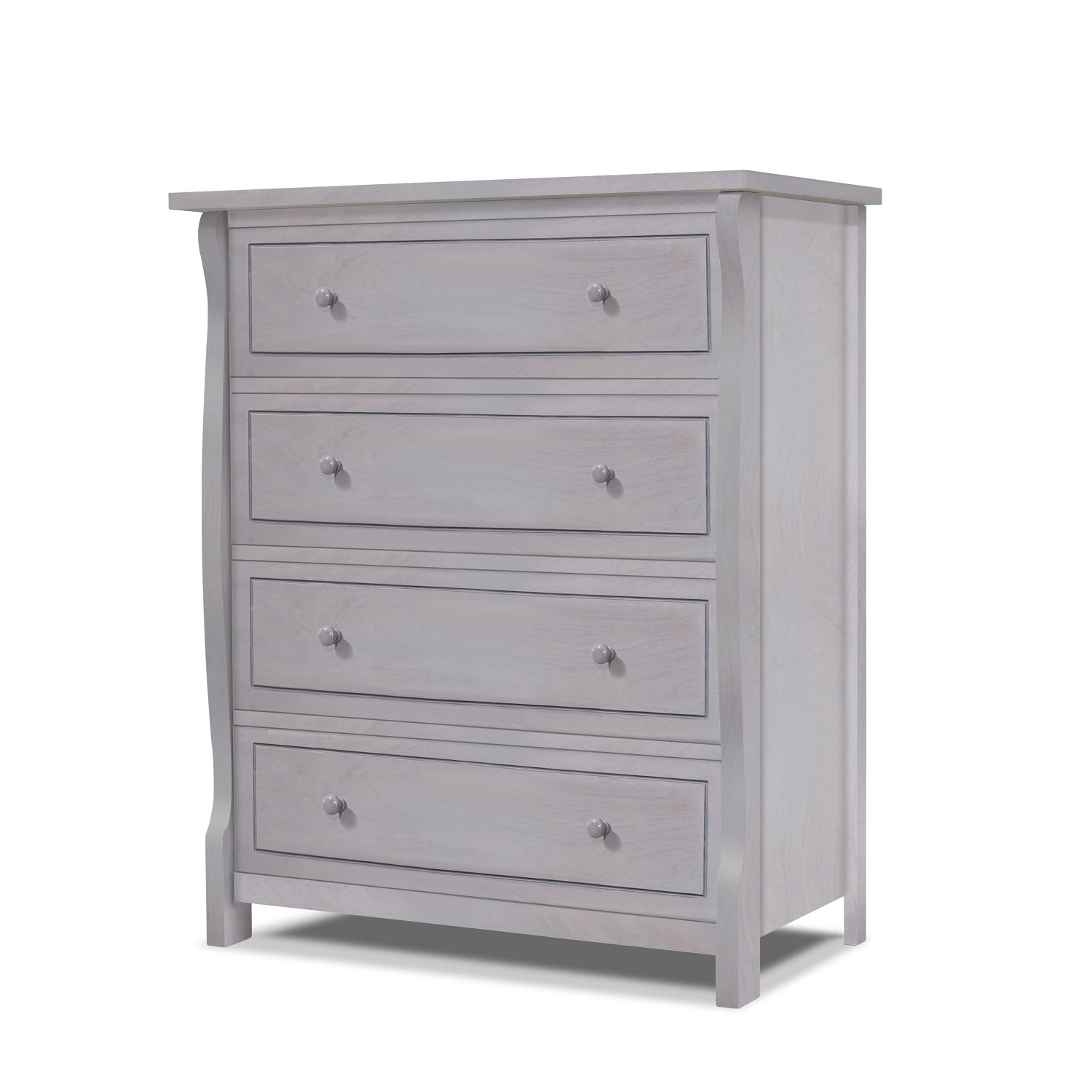 Princeton Elite 4 Drawer Dresser - Weathered Gray